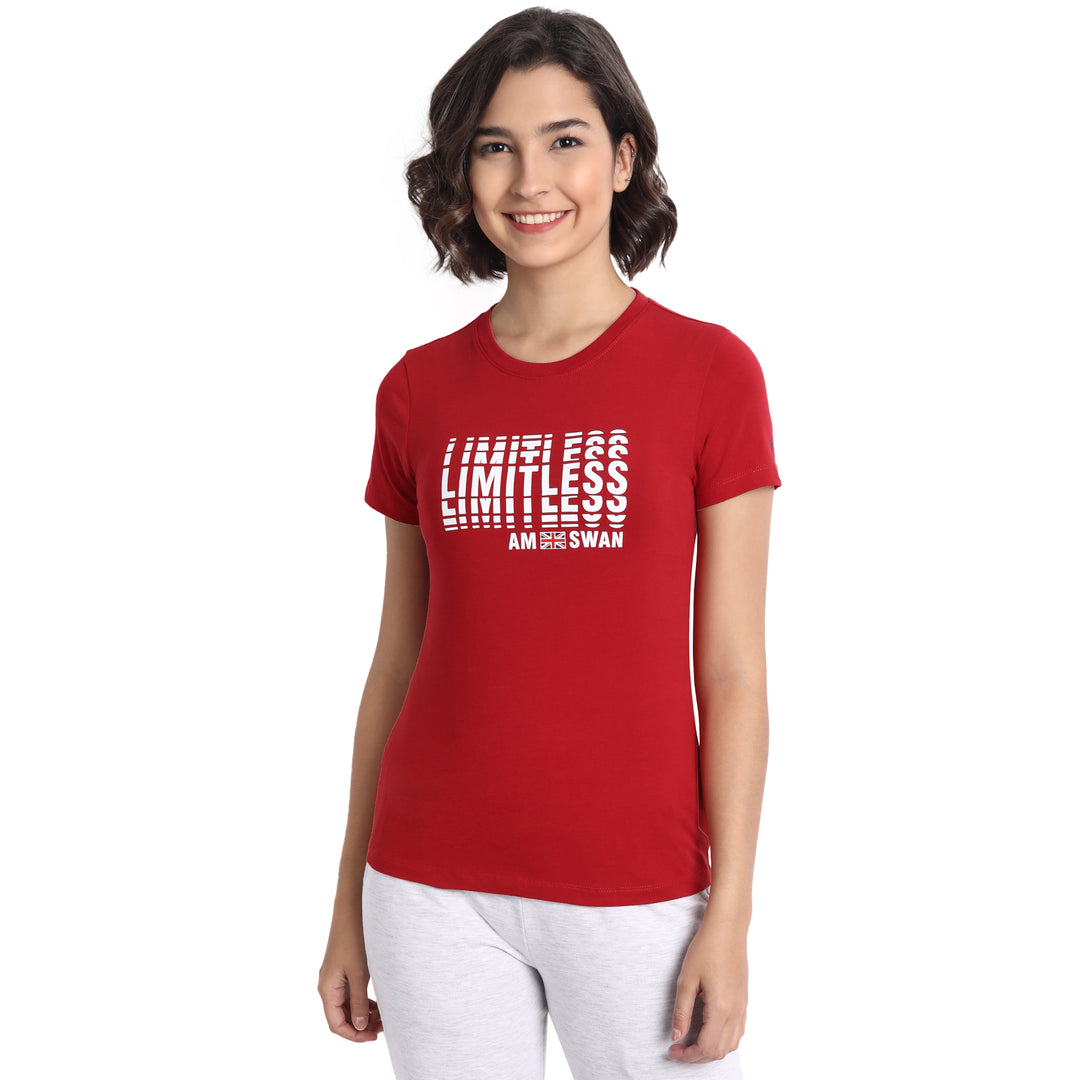 Women'S Premium Cotton Graphic Half Sleeve T-Shirts