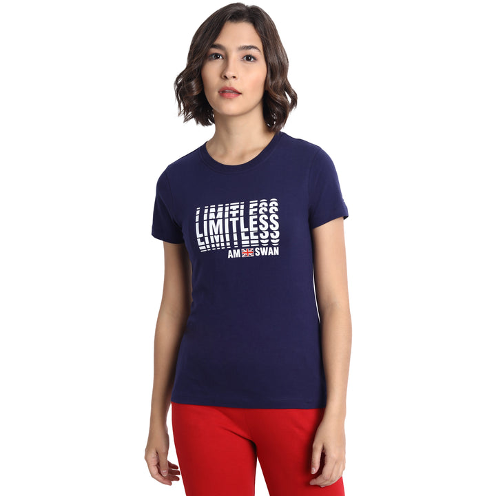 Women'S Premium Cotton Graphic Half Sleeve T-Shirts