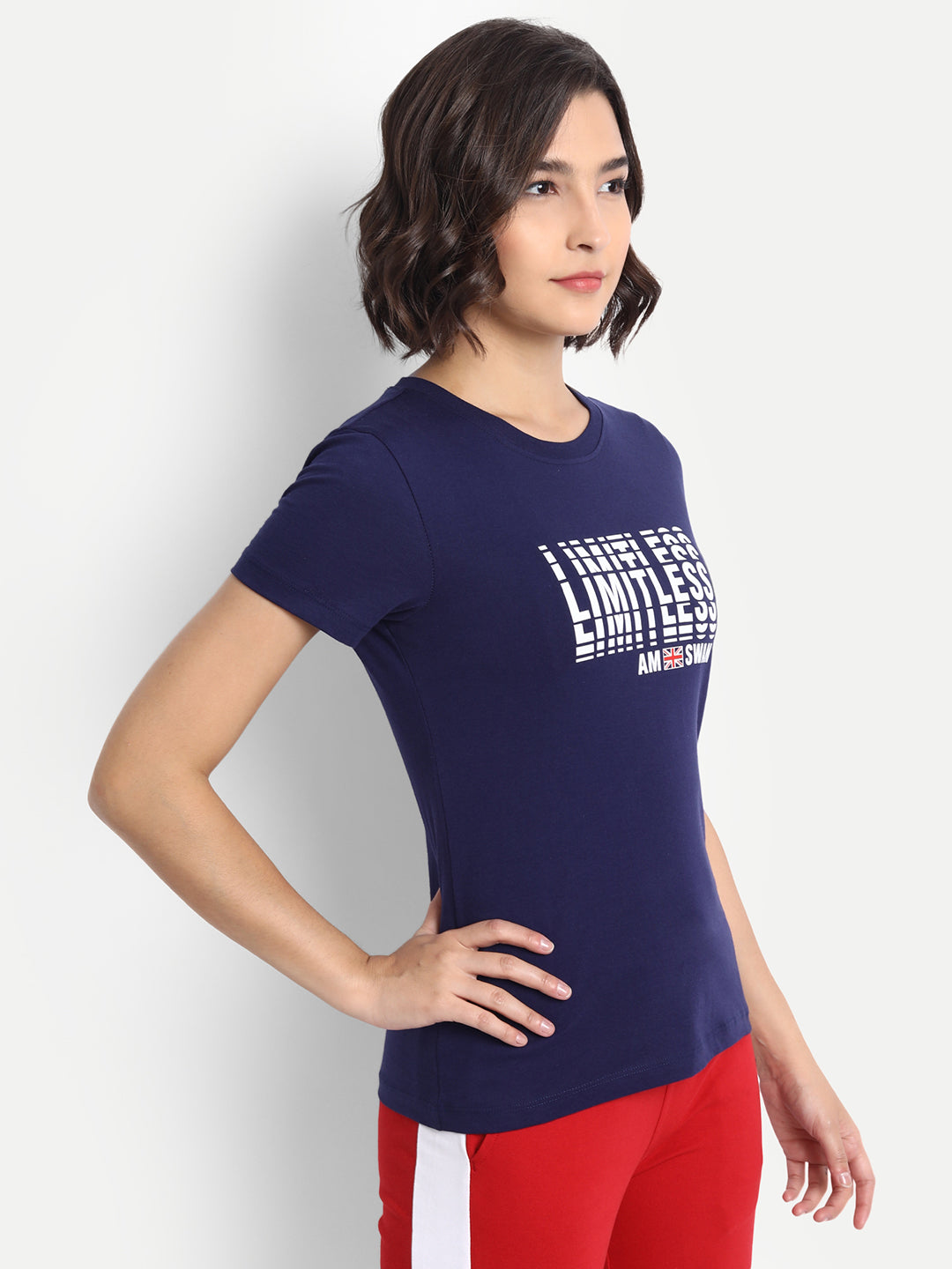 Women'S Premium Cotton Graphic Half Sleeve T-Shirts