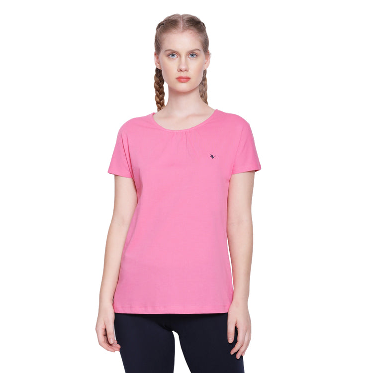 Womens Premium Cotton Half Sleeve Tops
