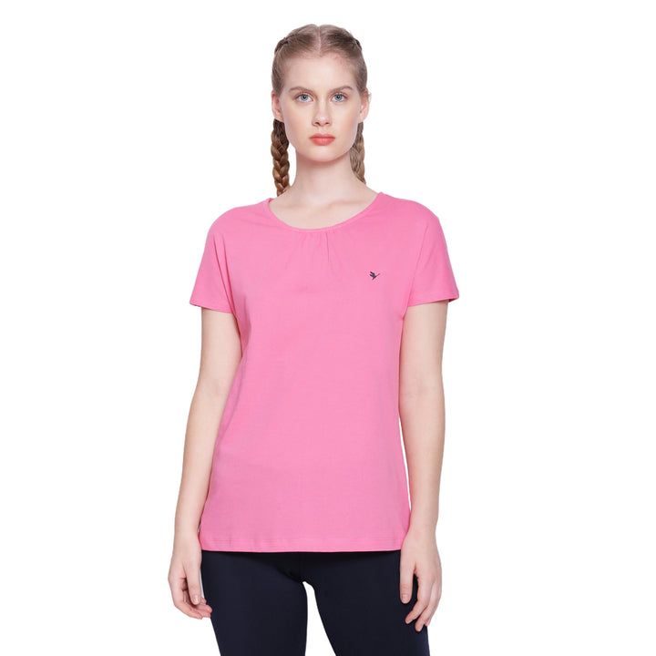 Womens Premium Cotton Half Sleeve Tops