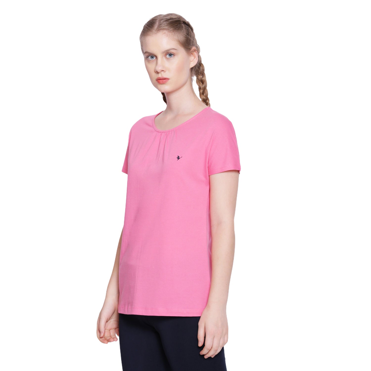 Womens Premium Cotton Half Sleeve Tops