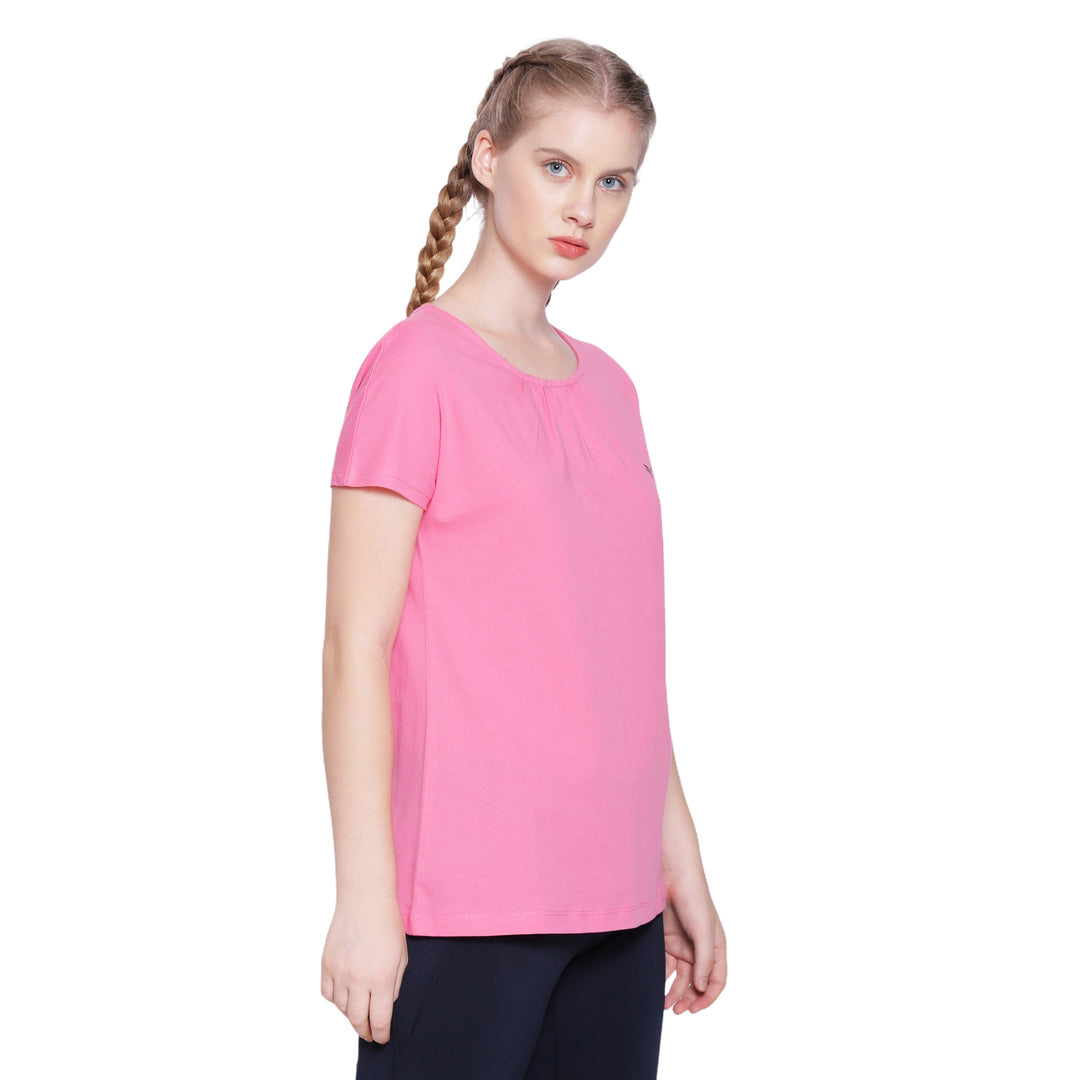 Womens Premium Cotton Half Sleeve Tops