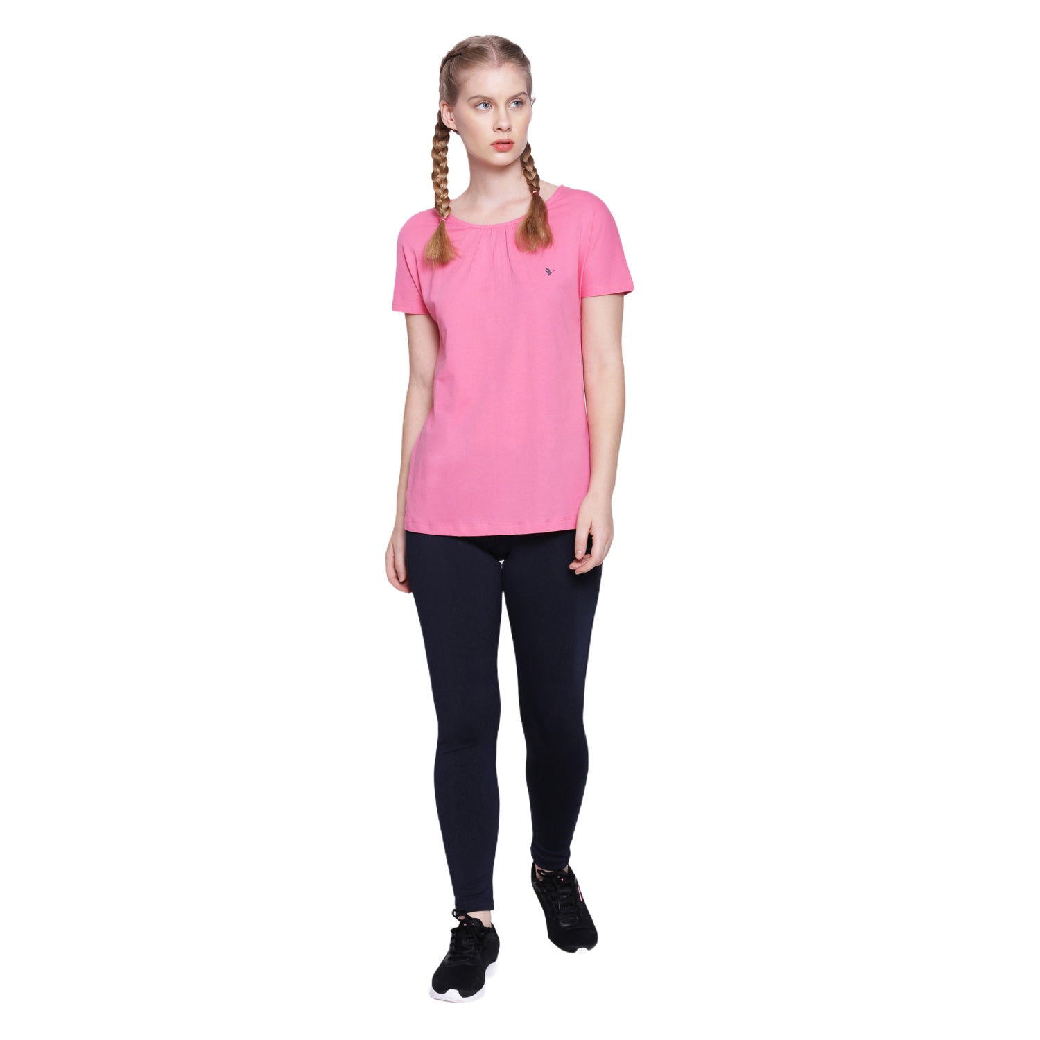 Womens Premium Cotton Half Sleeve Tops