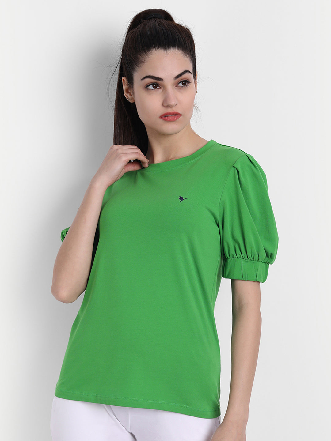 Womens Premium Cotton Volume Sleeve Tops