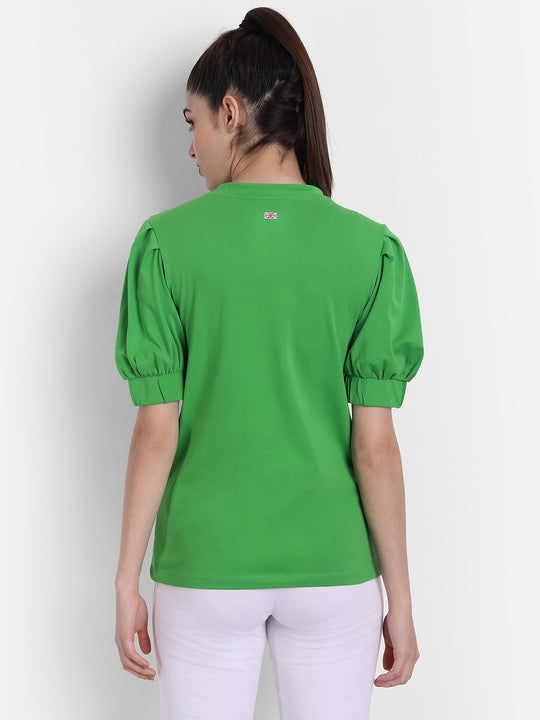 Womens Premium Cotton Volume Sleeve Tops