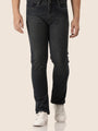 Amswan Premium Men'S Blue Dirty Wash Classic Fit Jeans