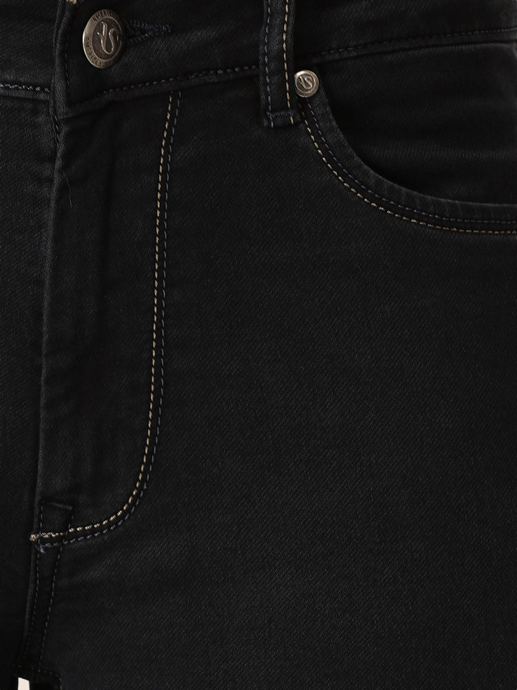 Amswan Premium Men'S Black Classic Fit Jeans