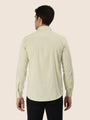 Premium Cotton Lycra Satin Pistachio Green Shirt