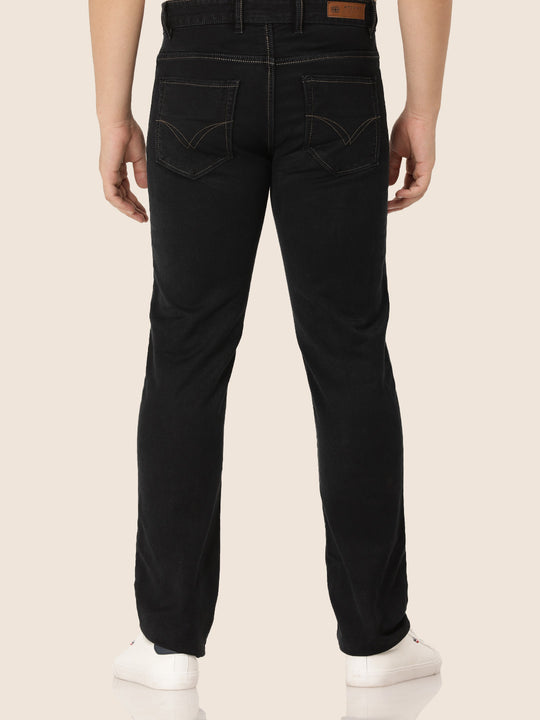 Amswan Premium Men'S Black Classic Fit Jeans