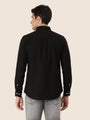 Men'S Premium Cotton Oxford Solid Shirt | Black Color