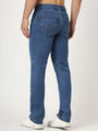 Premium Men'S Blue Mid Wash Relaxed Fit Jeans