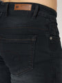 Premium Men'S Black Mid Wash Relaxed Fit Jeans