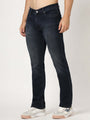 Premium Men'S Blue Dark Wash Relaxed Fit Jeans