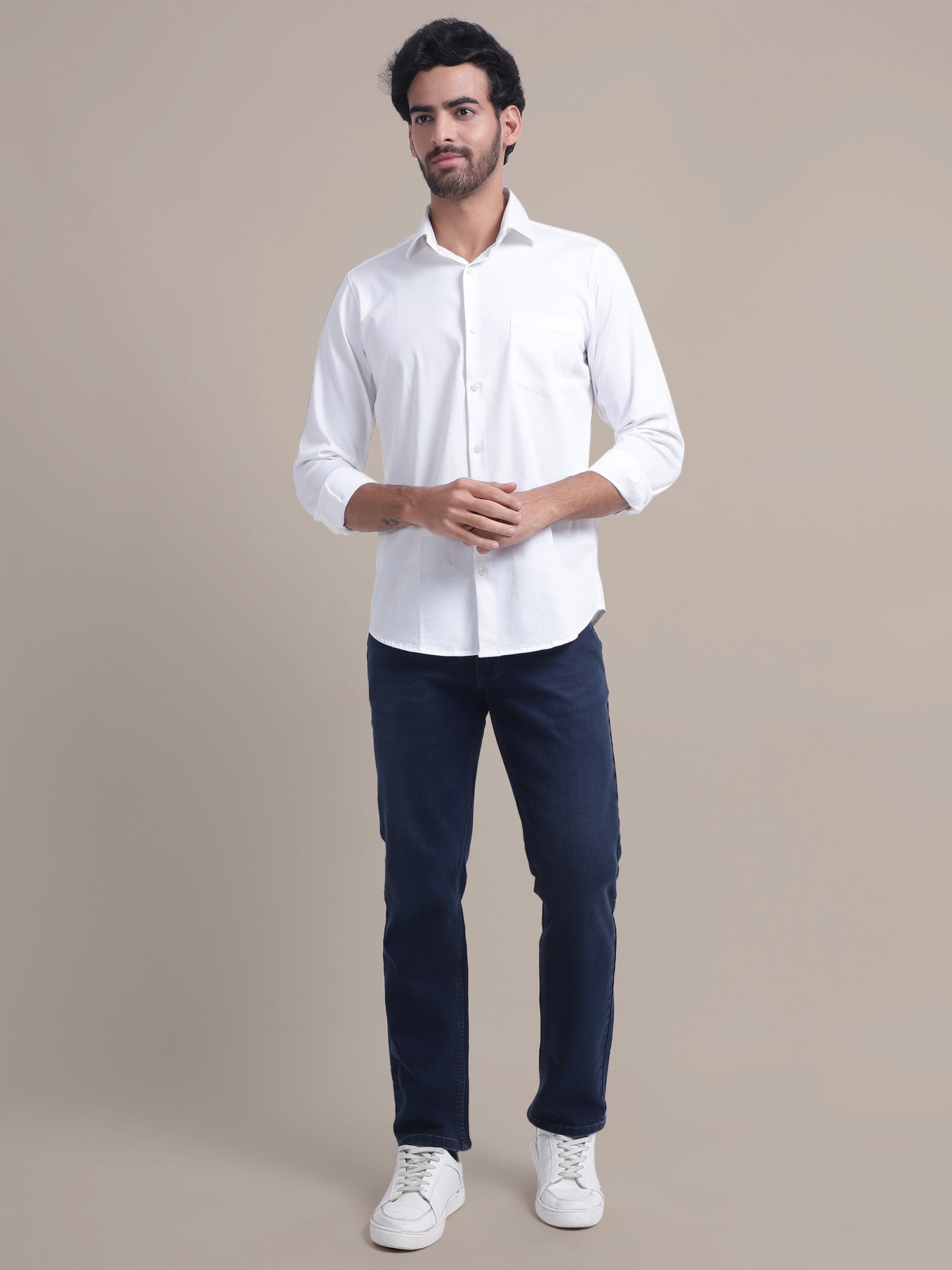 Premium Men'S Jeans Stretchable Comfort Stylish Straight Fit