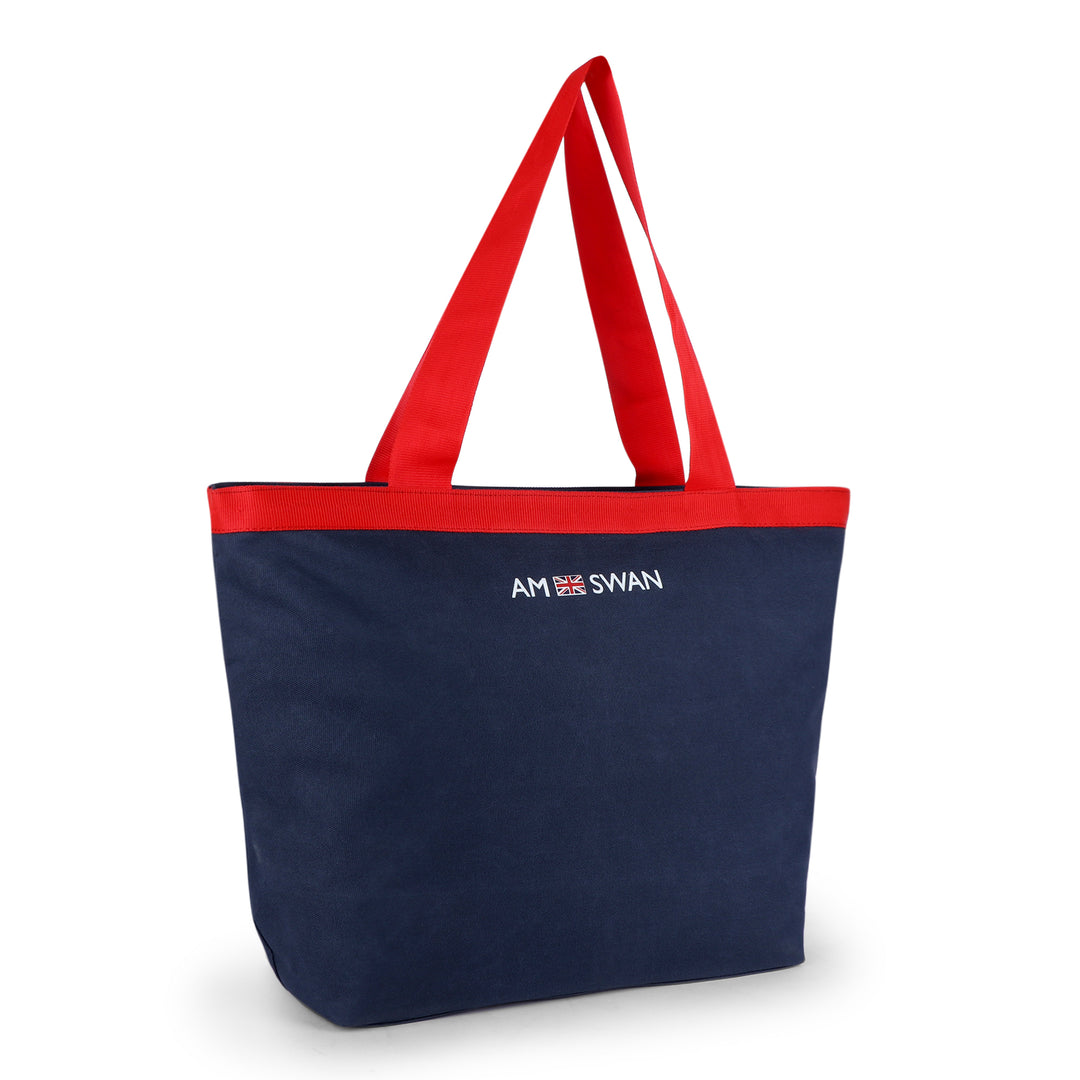 Amswan Unisex Blue And Red Tote Bag