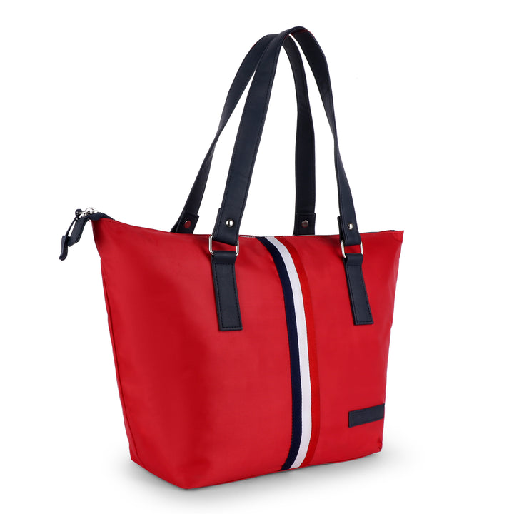 Amswan Unisex Red Tote Bag