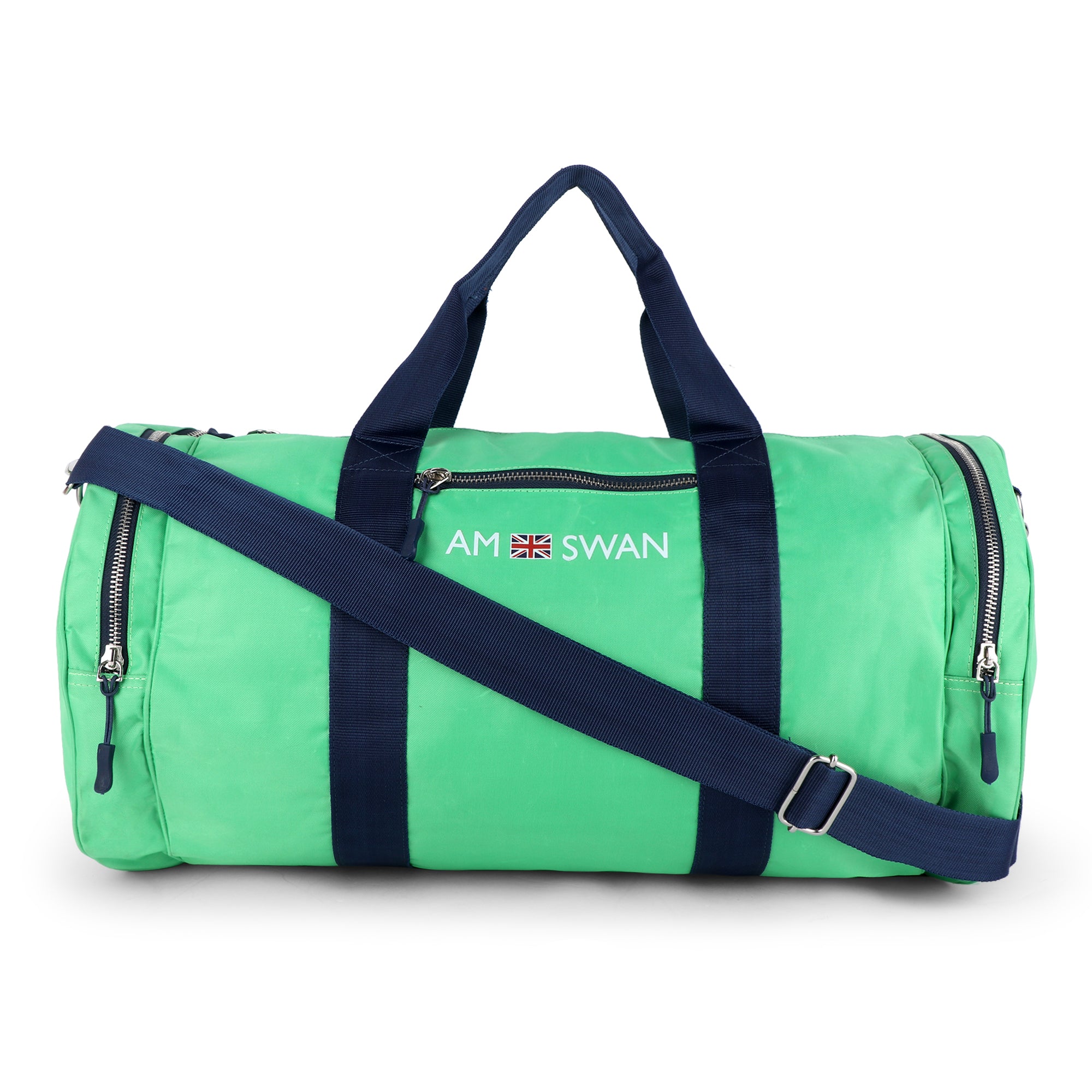 Amswan Unisex Green Duffle Bag Stylish Versatility For Travel & Beyond