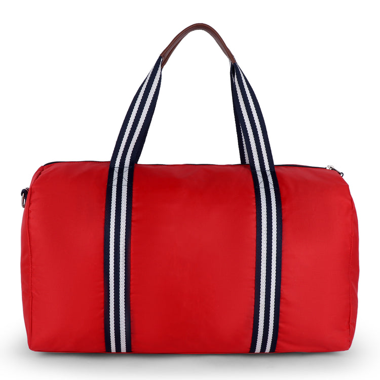 Amswan Unisex Red Duffle Bag Stylish Versatility For Travel & Beyond