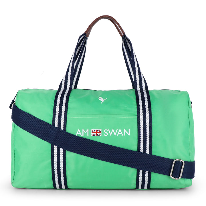 Amswan Unisex Green Duffle Bag Stylish Versatility For Travel & Beyond