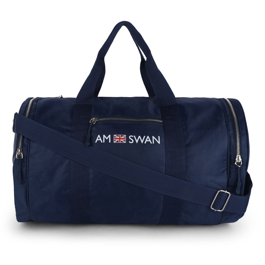 Amswan Unisex Navy Duffle Bag Stylish Versatility For Travel & Beyond