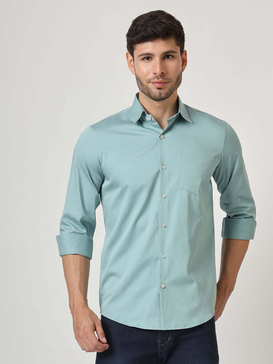 Premium Cotton Satin Shirt