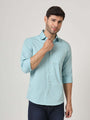 Premium Cotton Satin Sky Blue Shirt