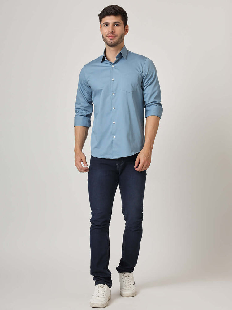 Premium Cotton Satin Shirt