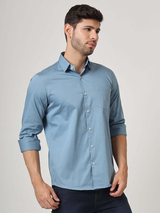 Premium Cotton Satin Shirt