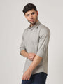 Premium Cotton Satin Grey Shirt