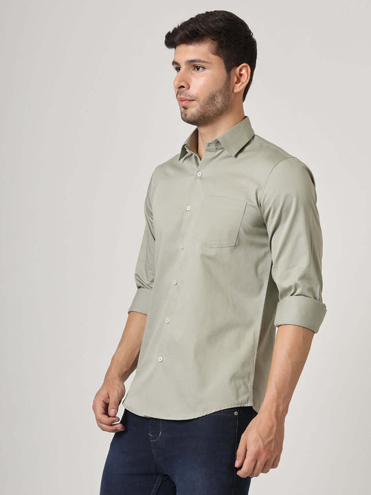 Premium Cotton Satin Shirt