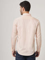 Premium Cotton Satin Peach Shirt