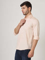 Premium Cotton Satin Peach Shirt