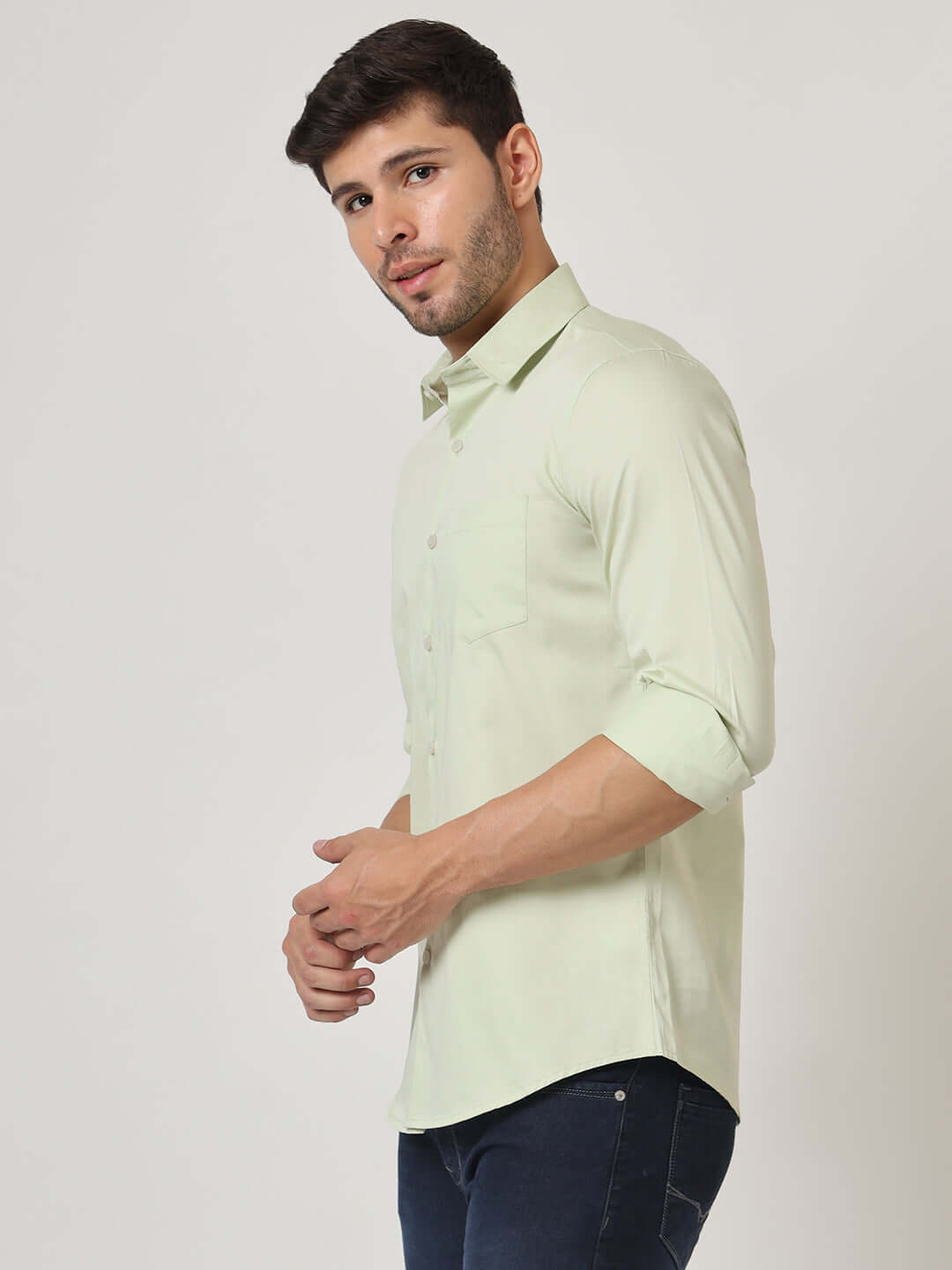 Premium Cotton Satin Shirt