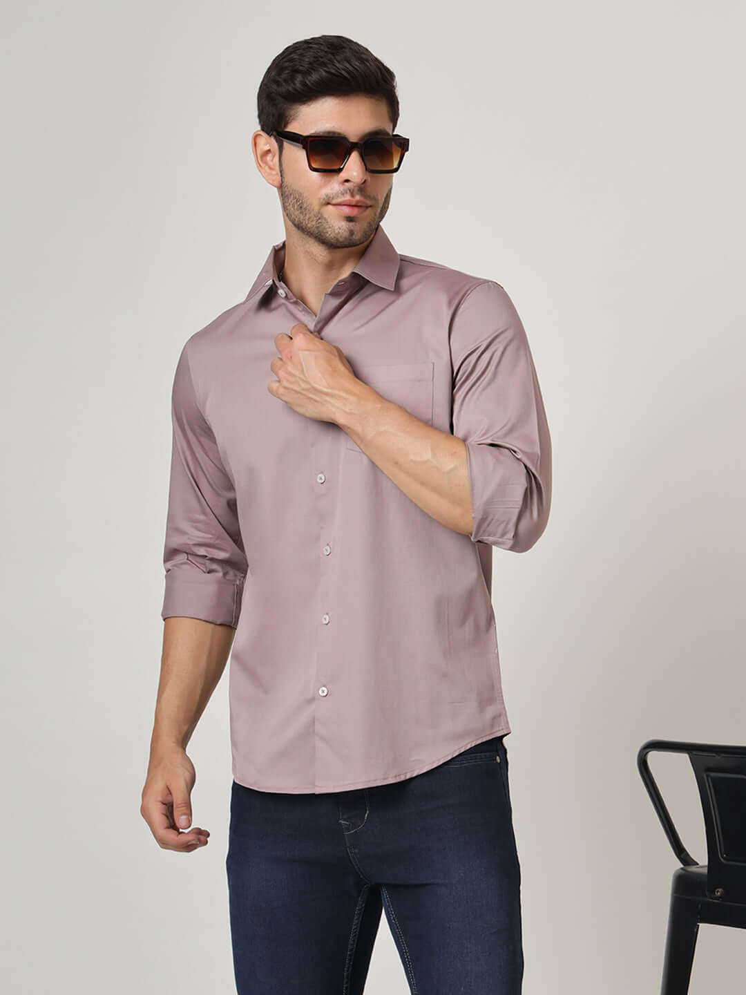 Premium Cotton Satin Shirt