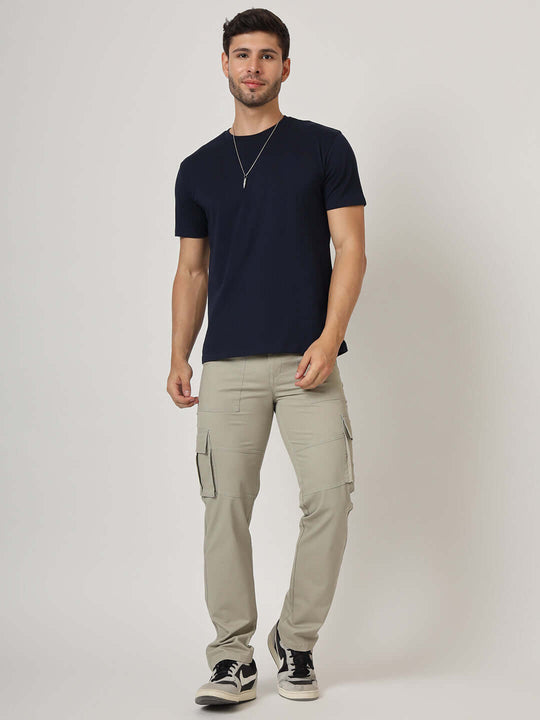 Premium Cotton Beige Cargo Pant