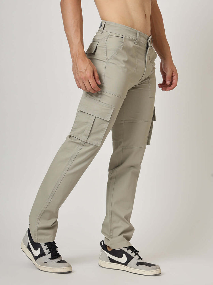 Premium Cotton Beige Cargo Pant