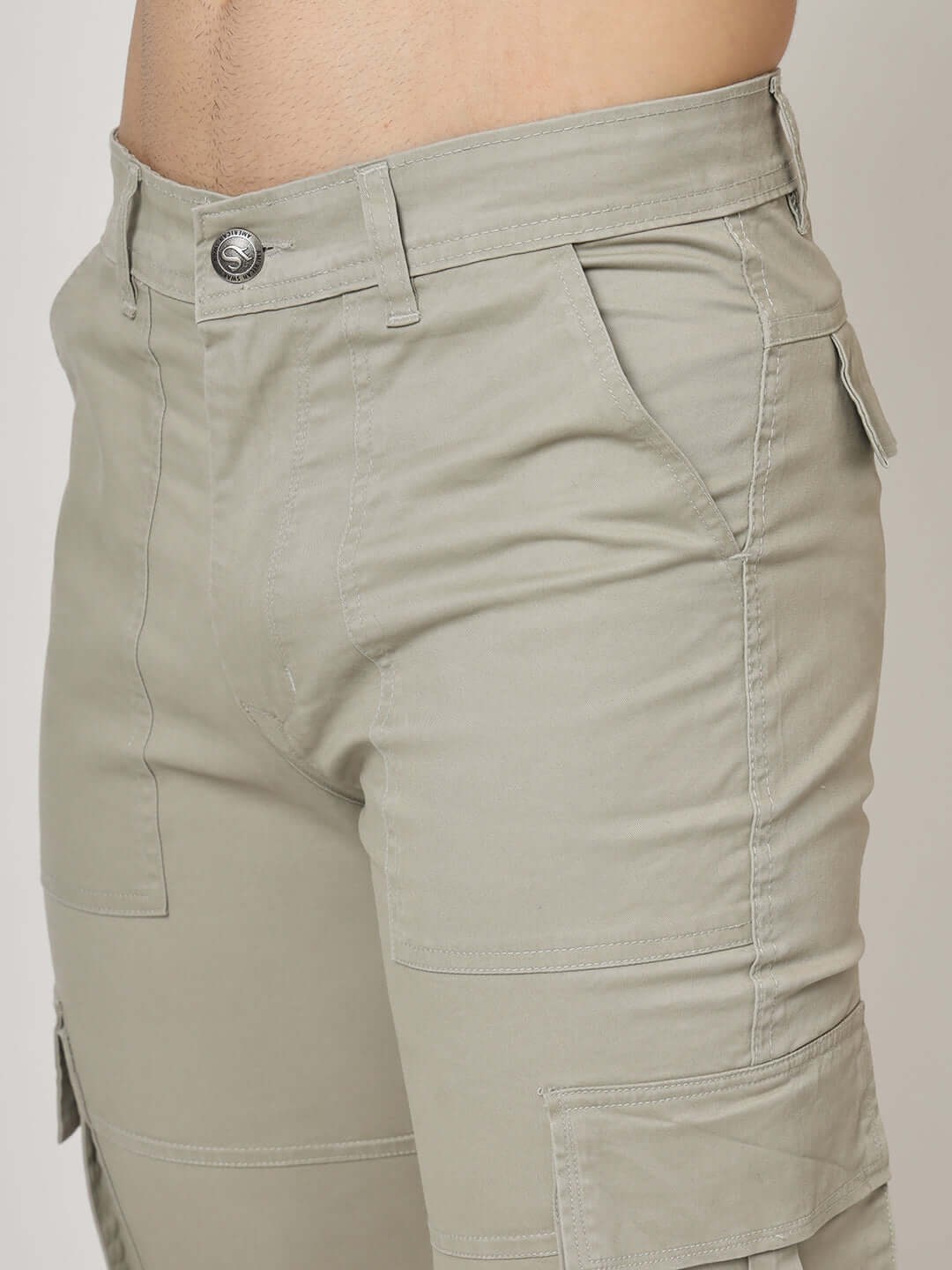 Premium Cotton Beige Cargo Pant