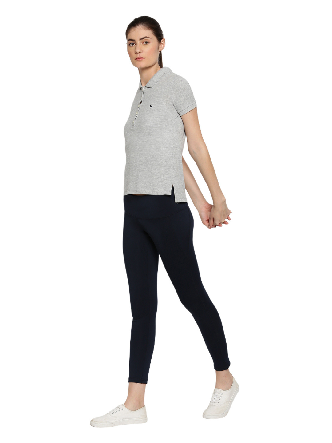 Women's Premium Cotton Solid Half Sleeve Polo T-shirts