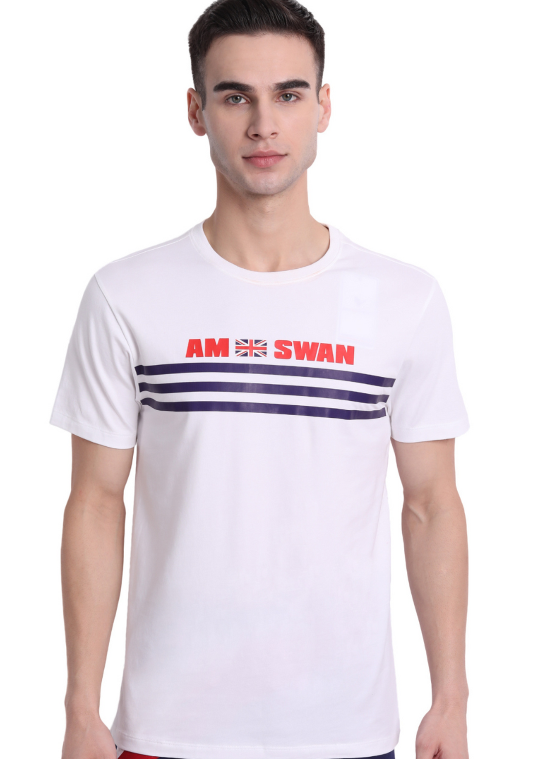 MENS COTTON RICH LYCRA GRAPHIC HALF SLEEVE CREW NECK T-SHIRTS