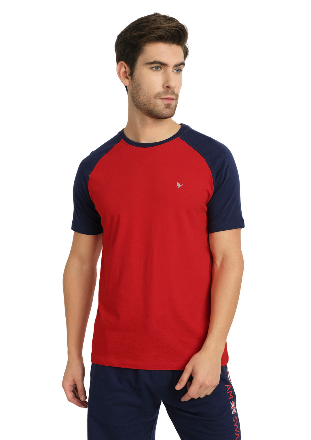 MENS PREMIUM COTTON REGLAN HALF SLEEVE CREW NECK T-SHIRTS