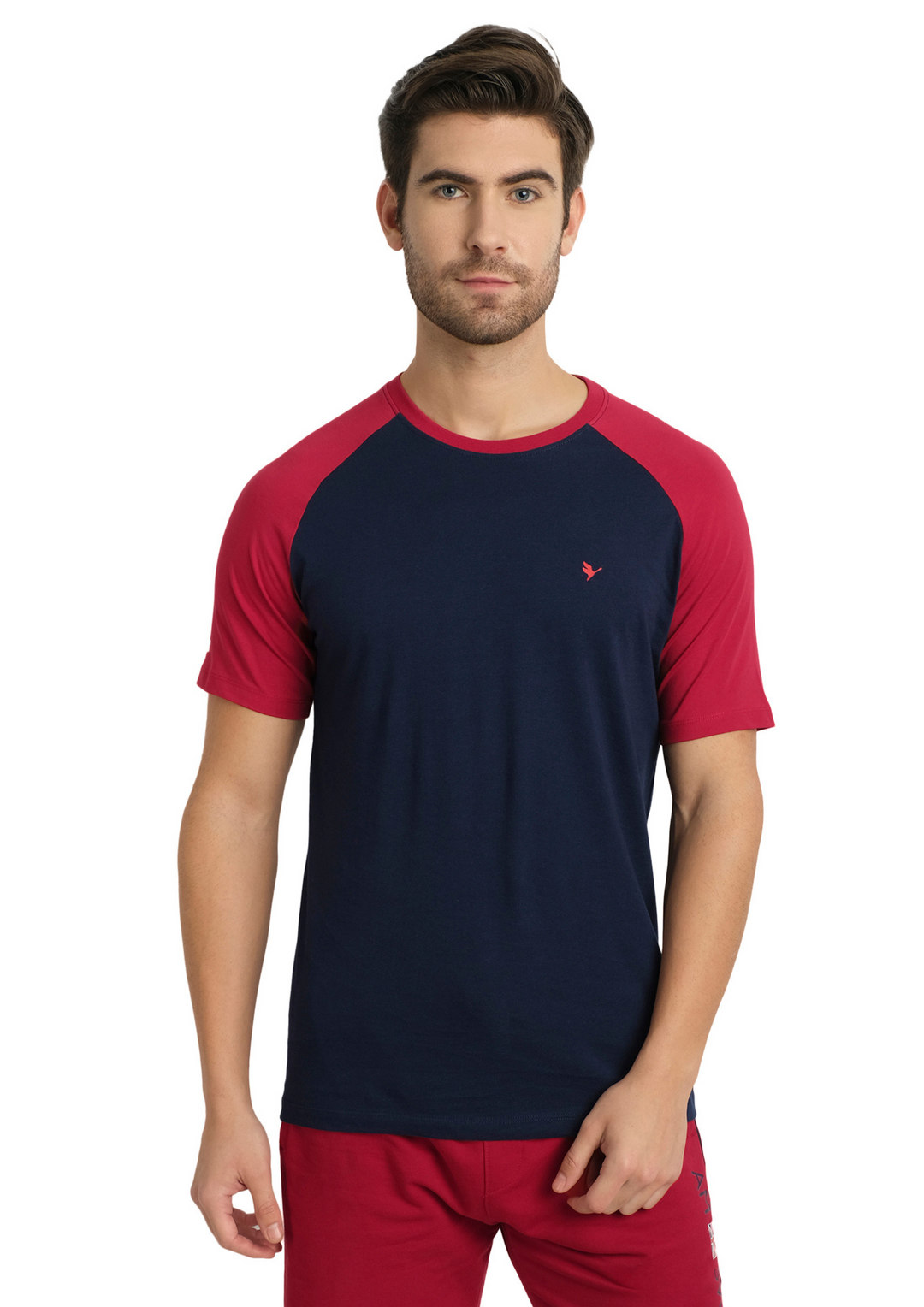 MENS PREMIUM COTTON REGLAN HALF SLEEVE CREW NECK T-SHIRTS