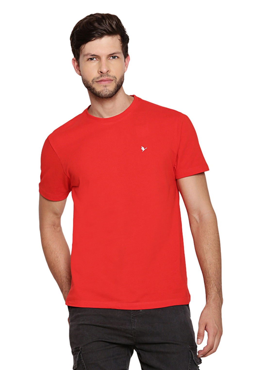 MENS PREMIUM COTTON HALF SLEEVE CREW NECK T-SHIRTS