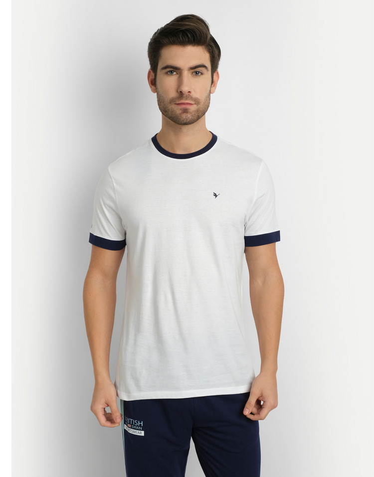 MENS PREMIUM COTTON HALF SLEEVE CREW NECK T-SHIRTS