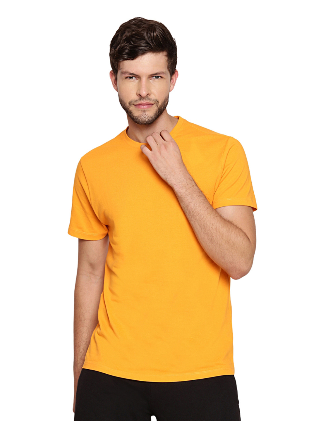 Mens Premium Cotton Half Sleeve Crew Neck T-Shirts