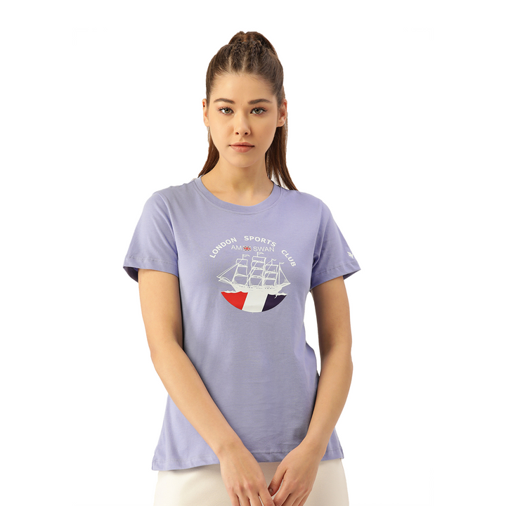 Women'S Premium Cotton Printed Half Sleeve T-Shirts