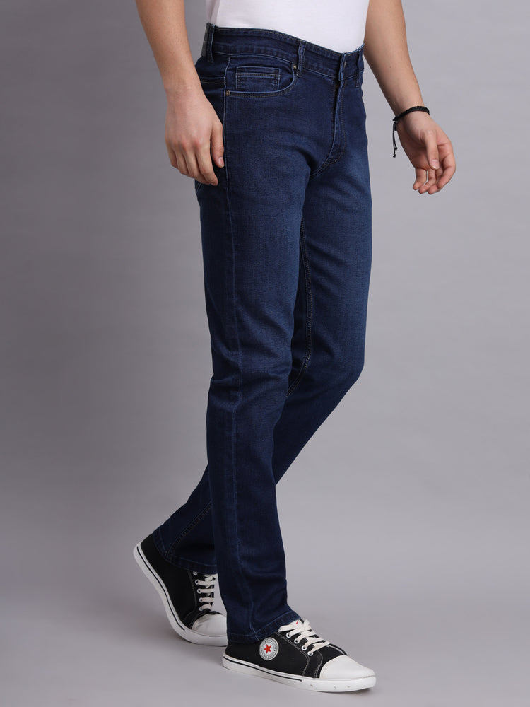 Amswan Premium Dark Navy Denim Jeans For Men
