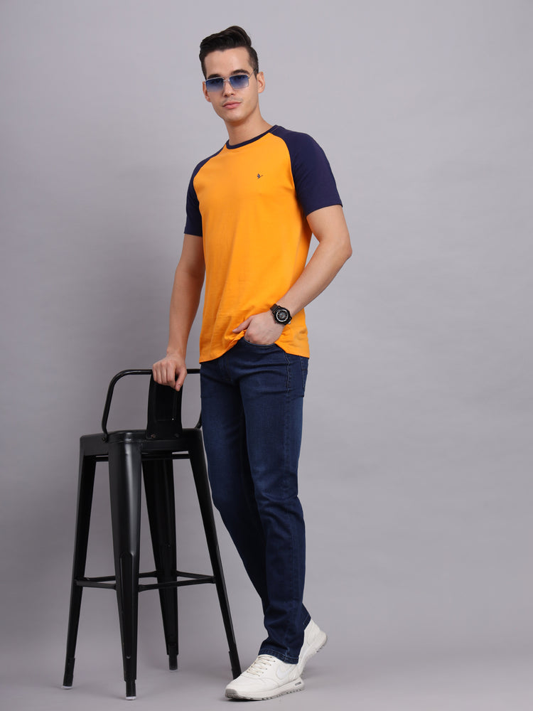 Premium Men'S Dark Navy Jeans Straight Fit With Stretch Comfort