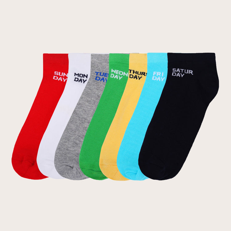 Amswan Unisex Premium Fine Gauge Cotton Socks Pack Of 7