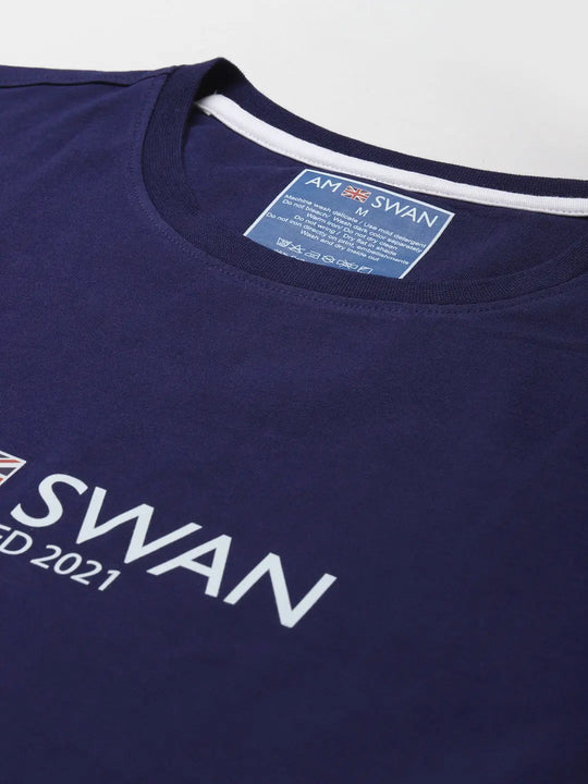 Mens Premium Cotton Lycra Printed Half Sleeve Crew Neck T-Shirts